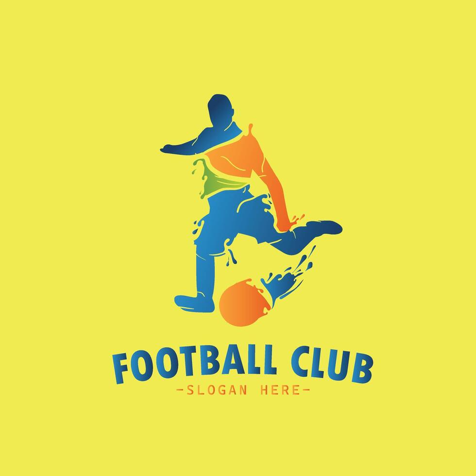 football club vecteur conception, football illustration, football joueur vecteur