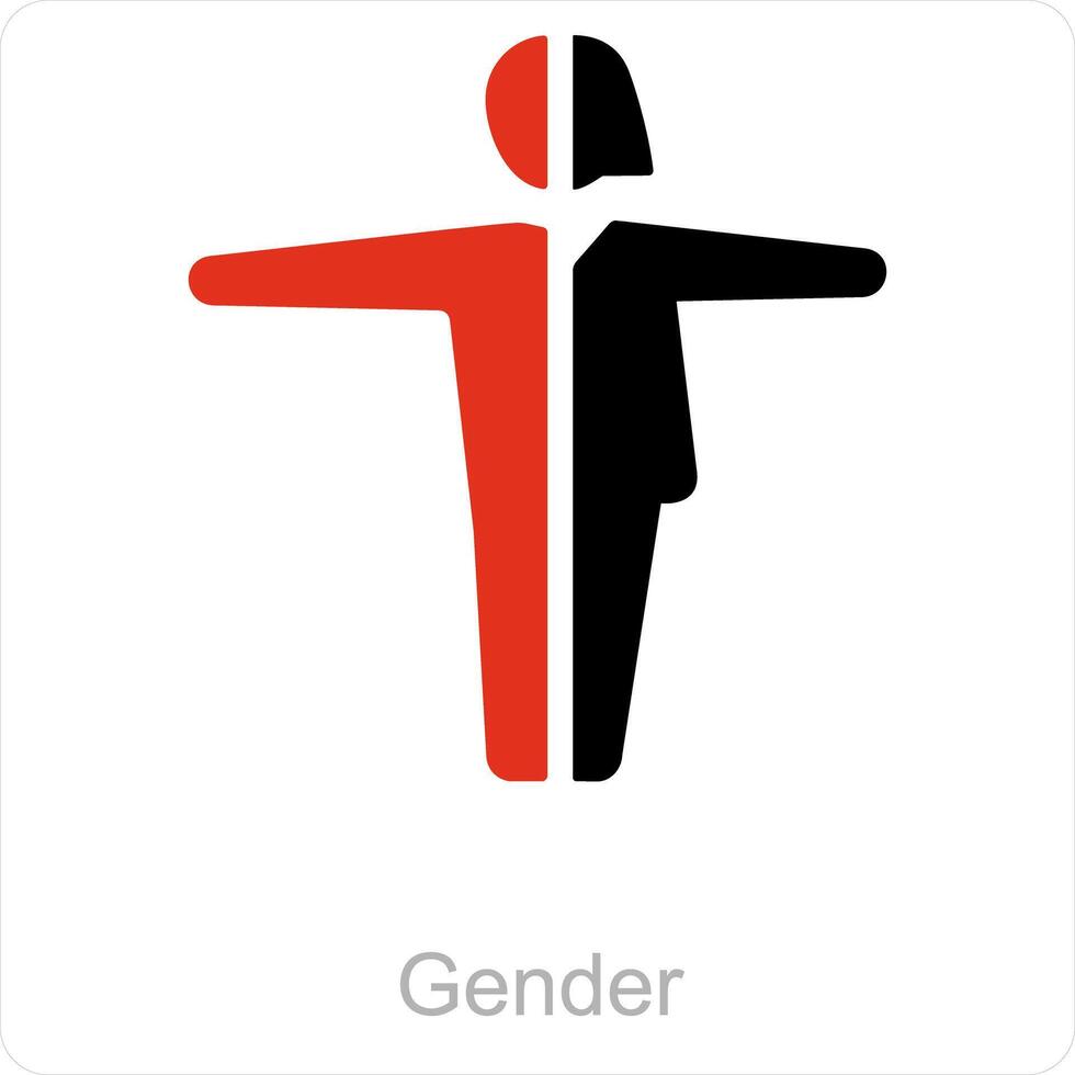 le sexe et symbole icône concept vecteur