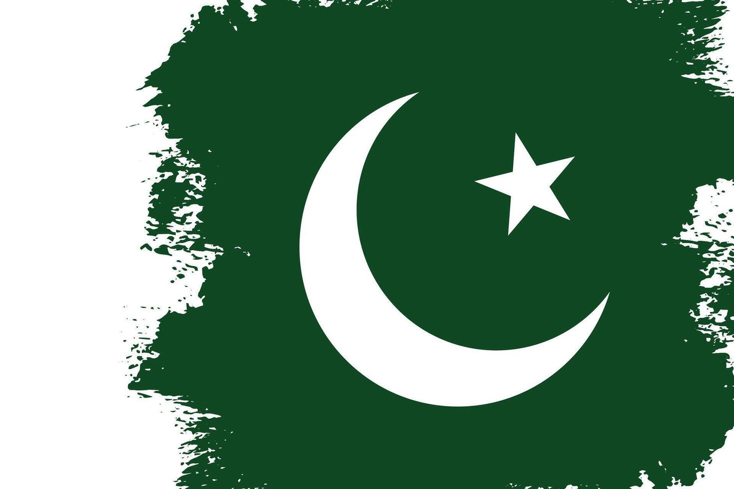 Facile nationale drapeau de Pakistan vecteur