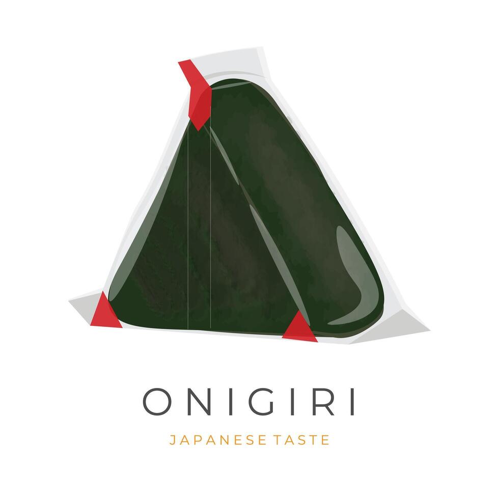 délicieux onigiri vecteur illustration logo