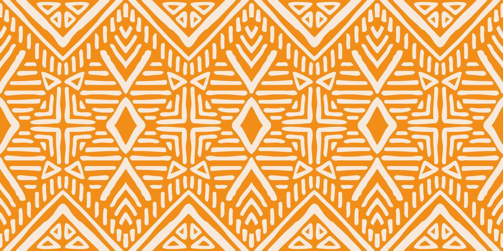 main tiré batik modèle transparent. géométrique chevron abstrait illustration, fond d'écran. tribal ethnique vecteur texture. aztèque style. populaire broderie. Indien, scandinave, africain tapis, tuile.