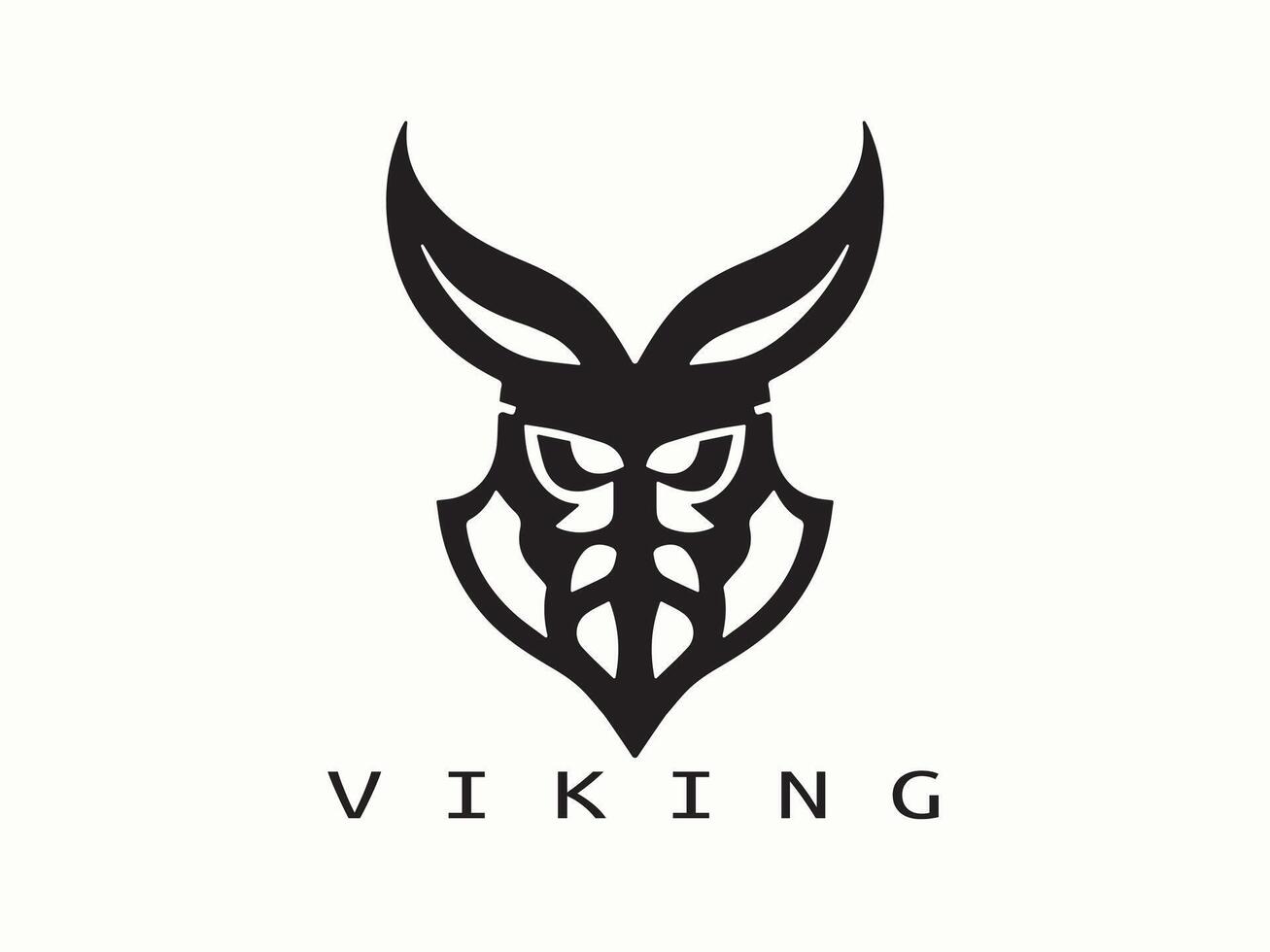 viking logo conception icône symbole vecteur illustration