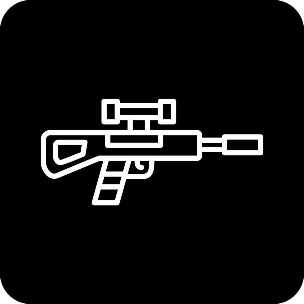 icône de vecteur de fusil de sniper