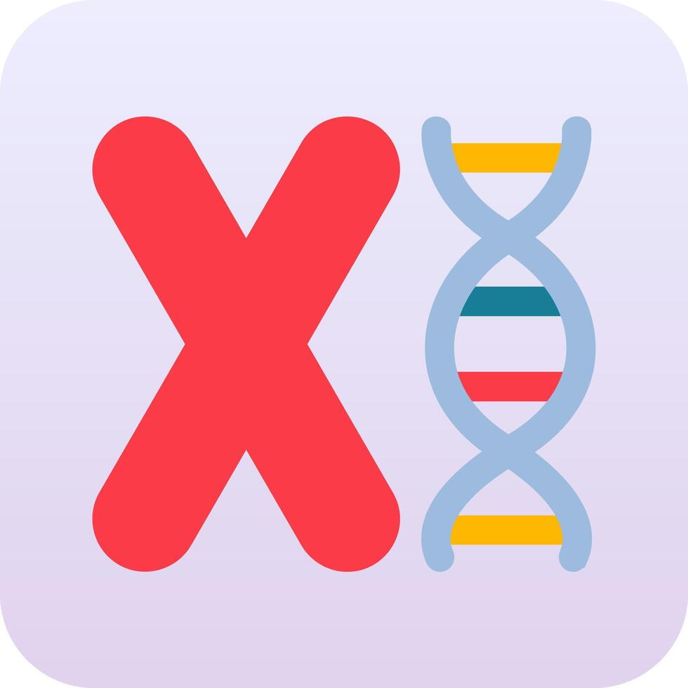 chromosome vecteur icône