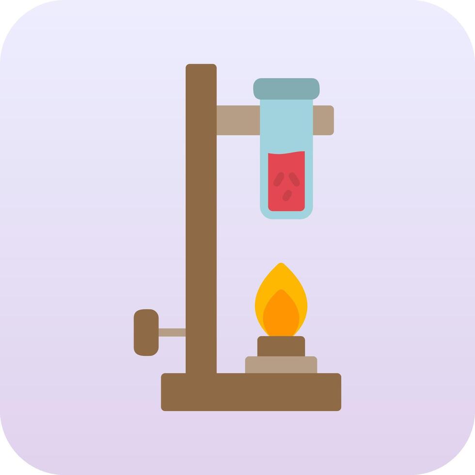 icône de vecteur de bec Bunsen