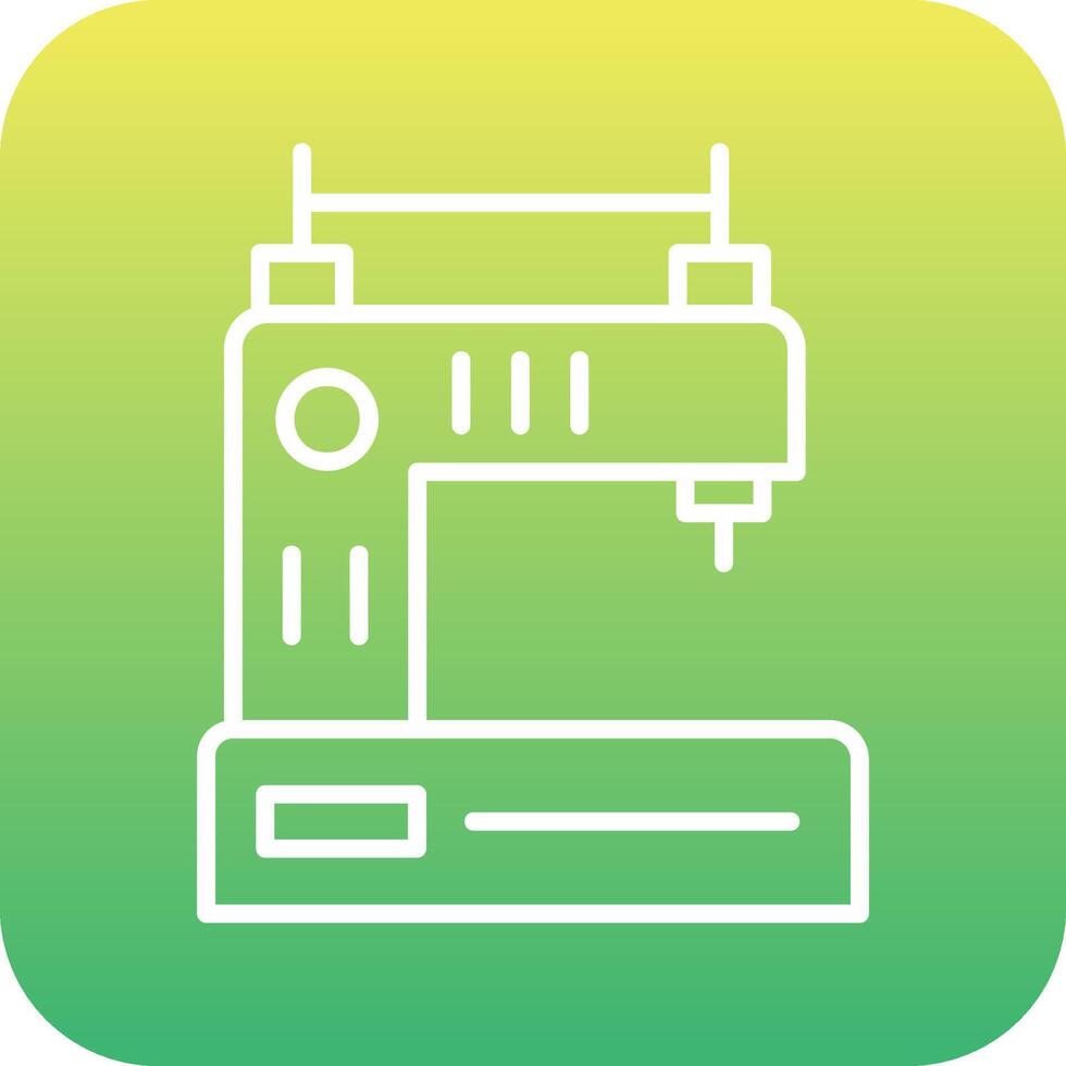 icône de vecteur de machine à coudre