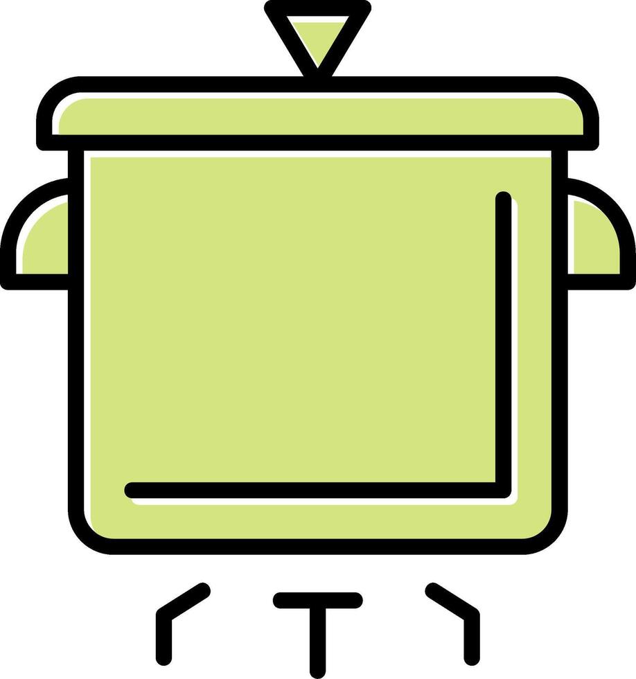 icône de vecteur de marmite