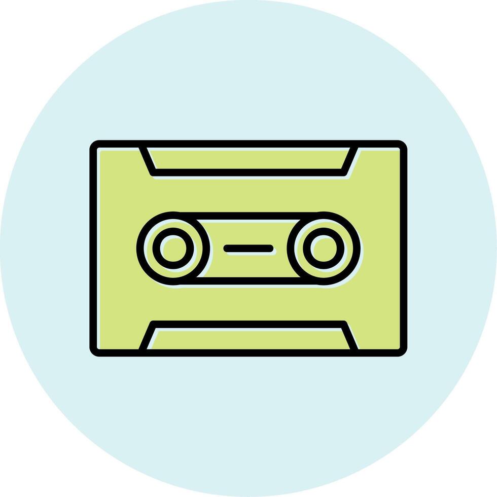 icône de vecteur de cassette