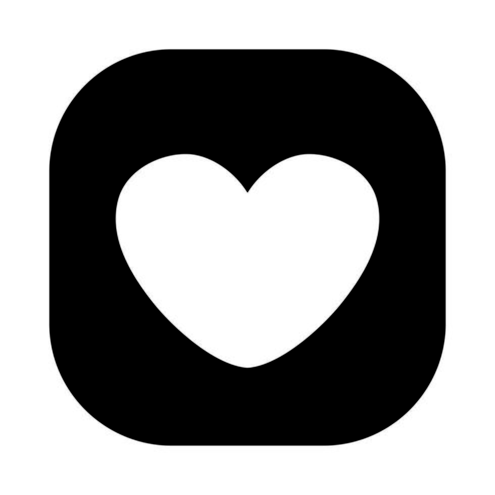 coeur amour symbole isolé icône vecteur