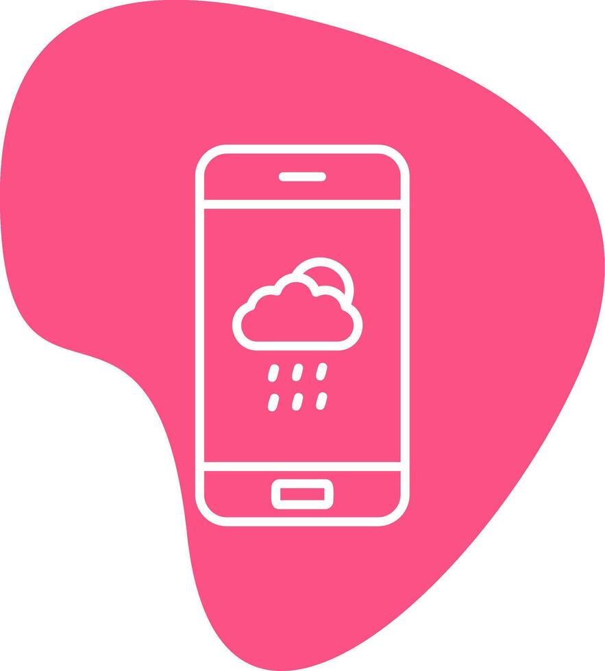 icône de vecteur d'application météo