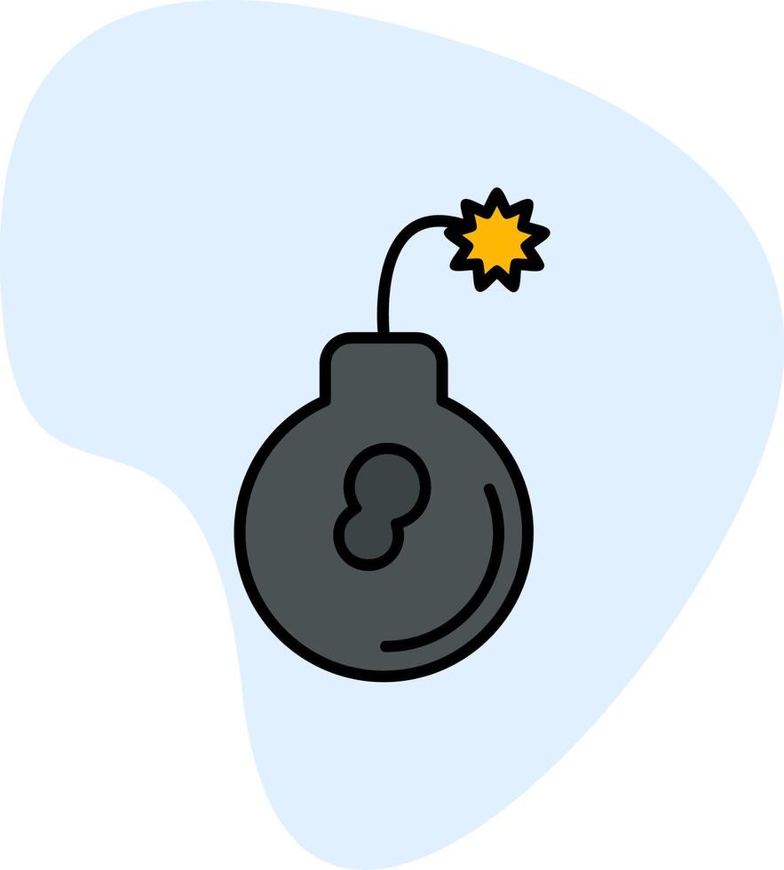 icône de vecteur de bombe