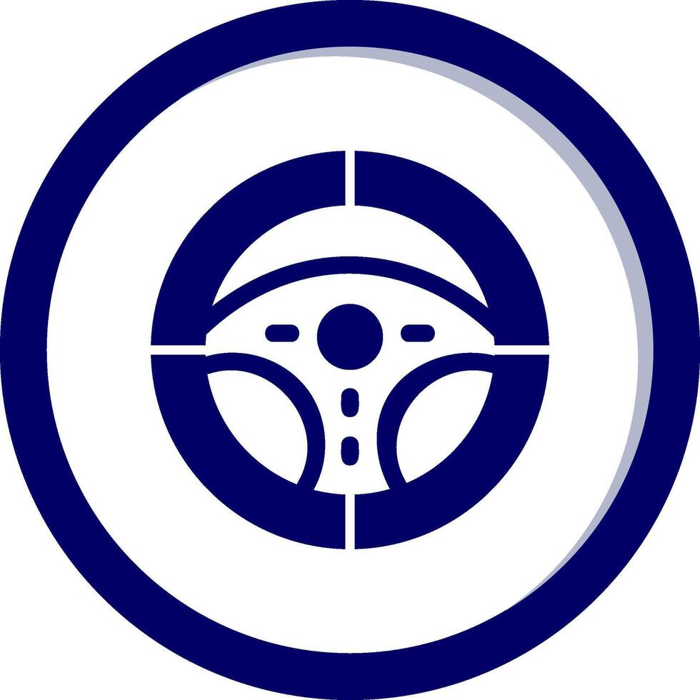 icône de vecteur de volant