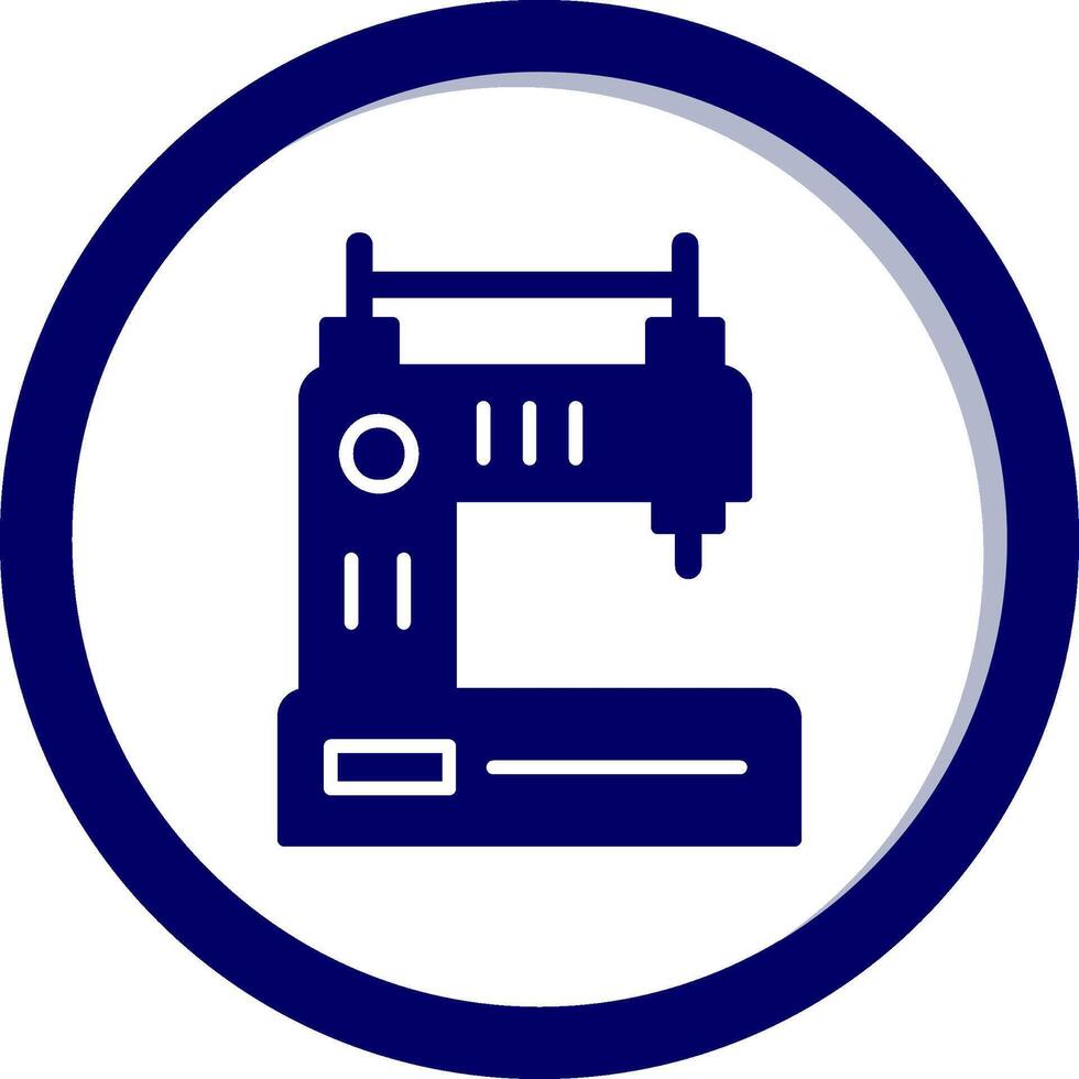 icône de vecteur de machine à coudre