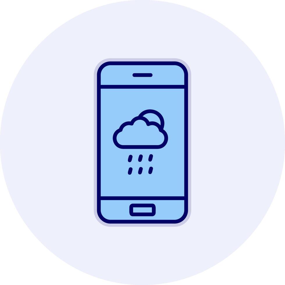 icône de vecteur d'application météo