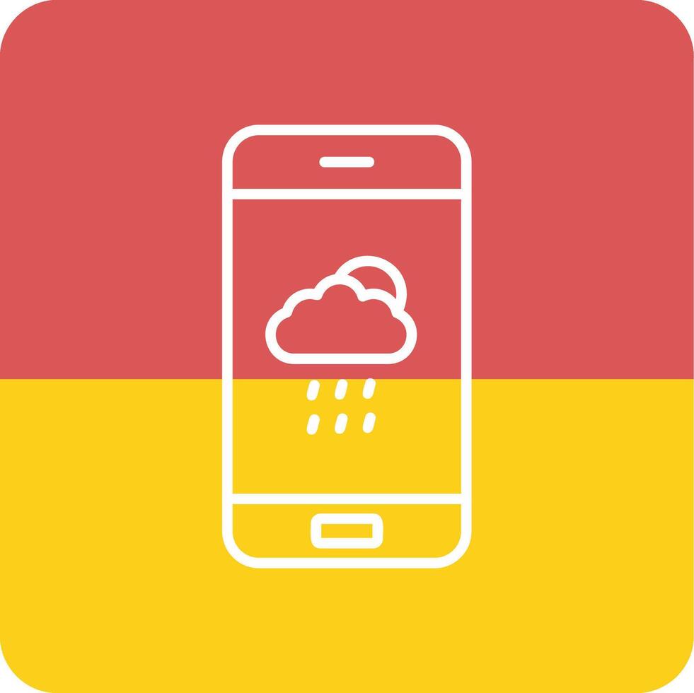 icône de vecteur d'application météo