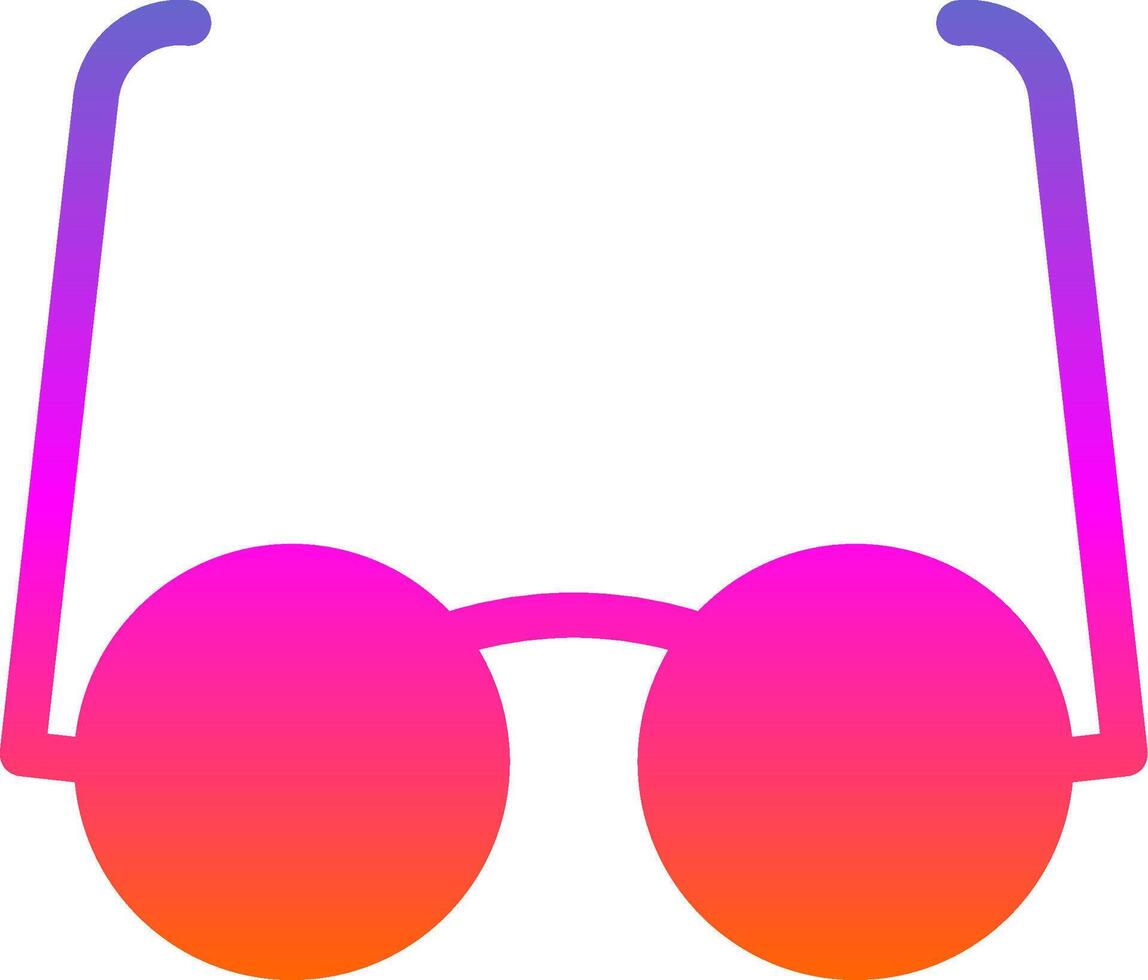 des lunettes de protection glyphe pente icône vecteur
