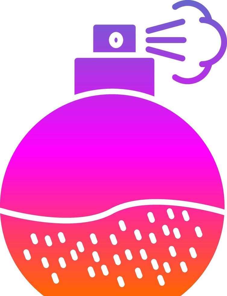 fragrance glyphe pente icône vecteur