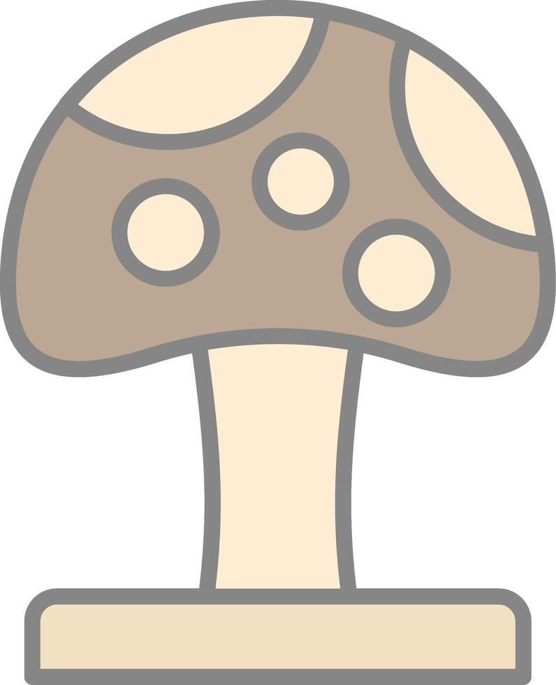 icône de vecteur de champignon