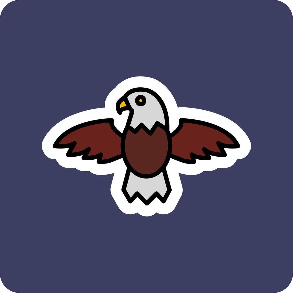 icône de vecteur d'aigle