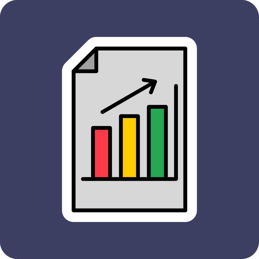 icône de vecteur de graphique à barres