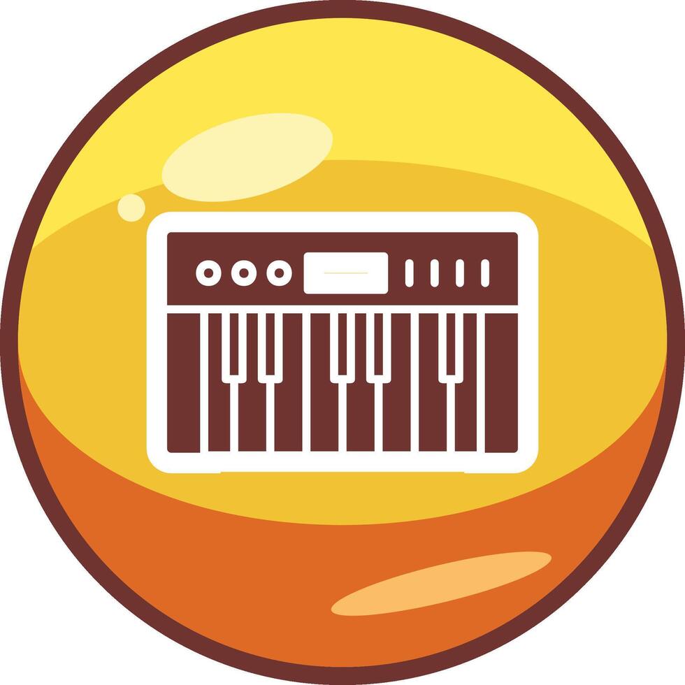 icône de vecteur de piano