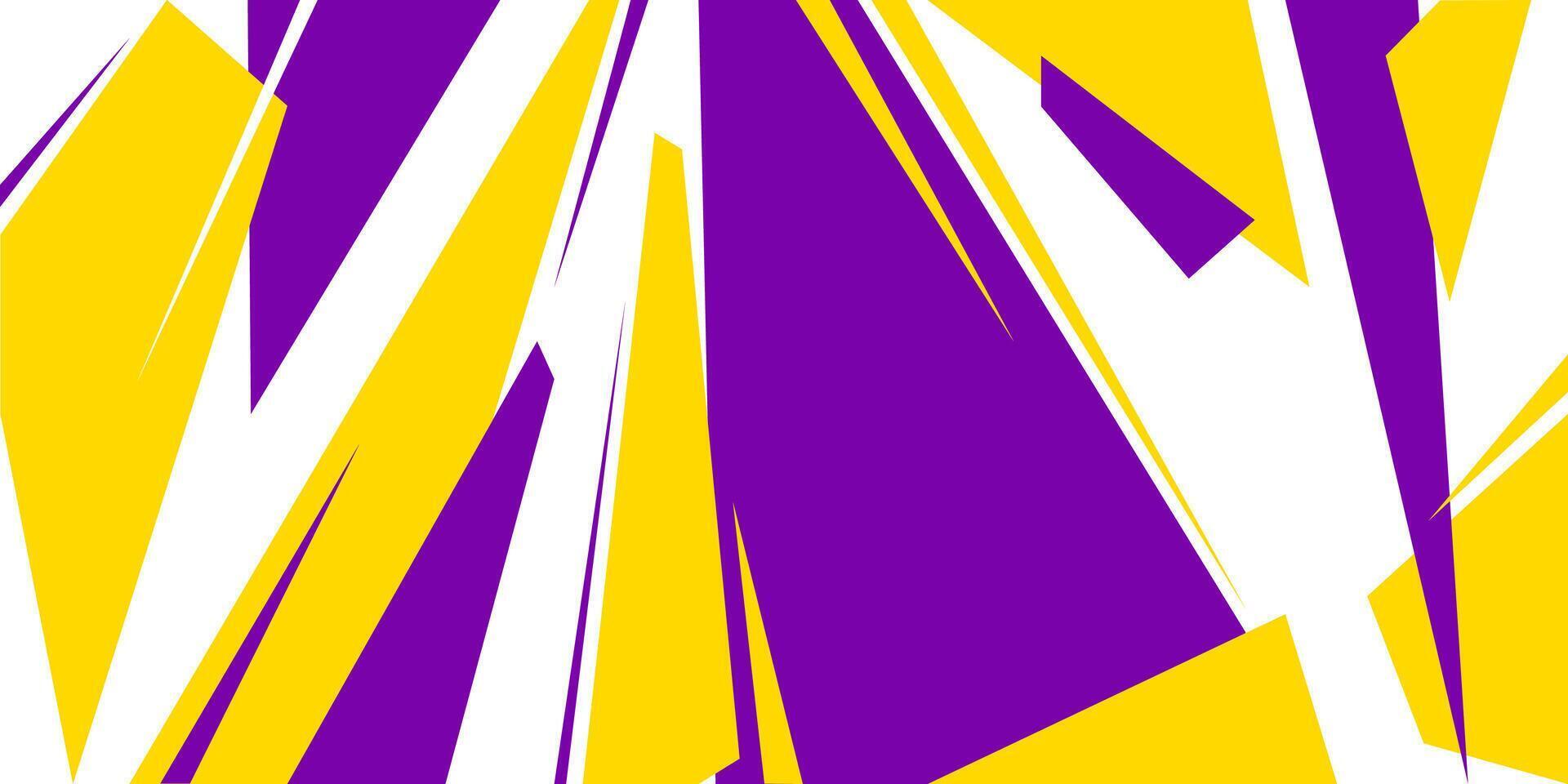 abstrait Contexte géométrique formes style avec violet et Jaune couleurs vecteur