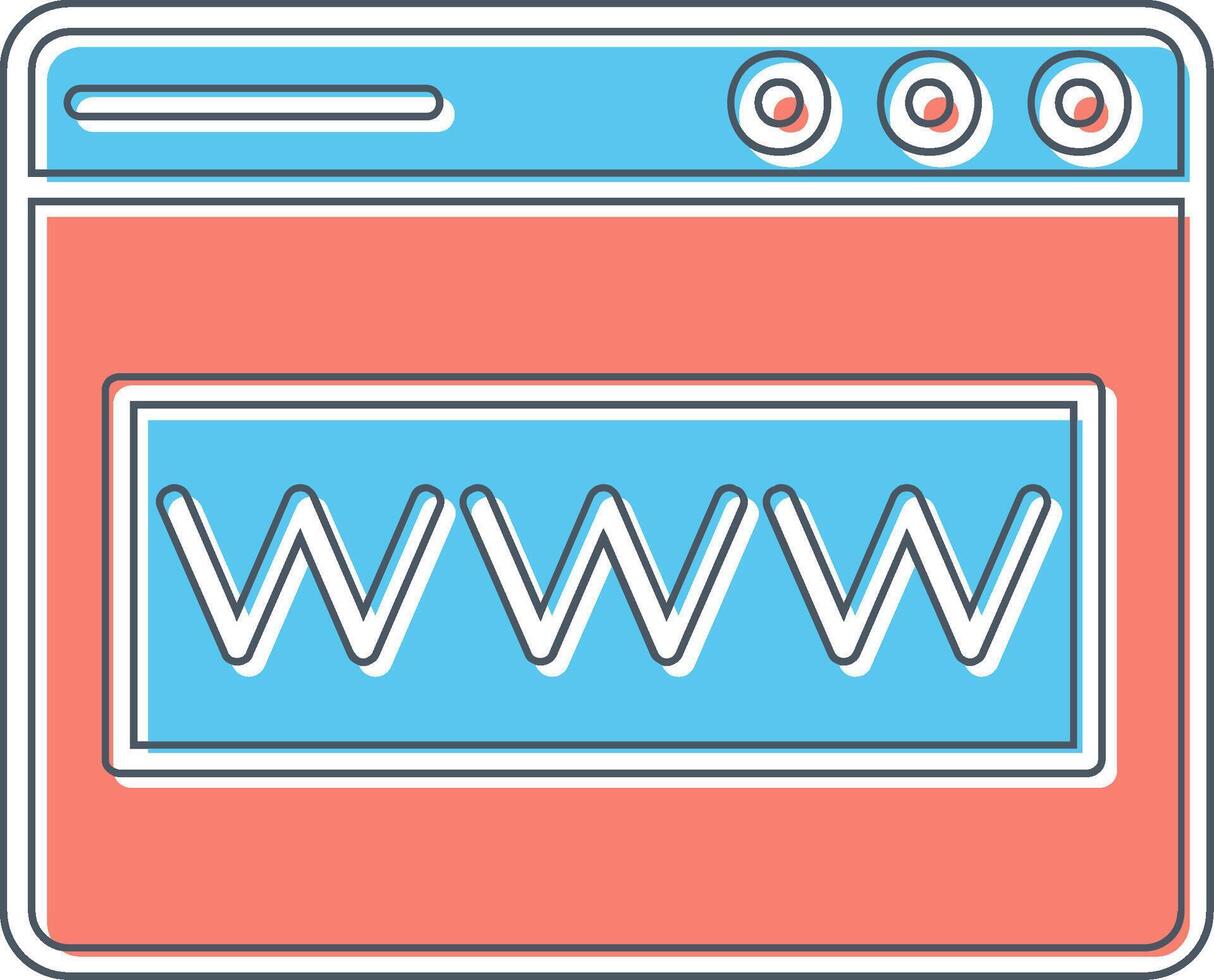 icône de vecteur web