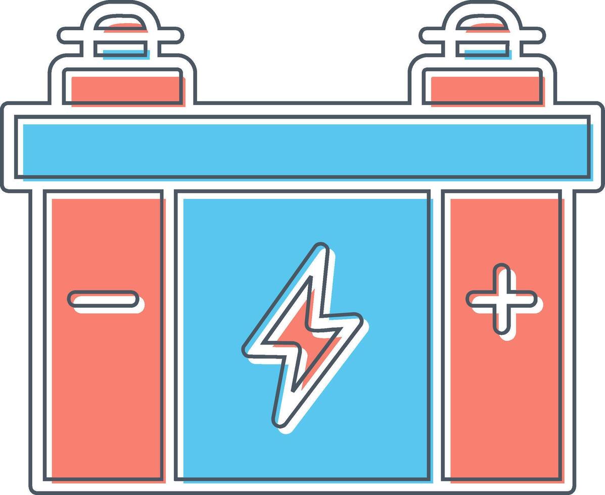 icône de vecteur de batterie de voiture