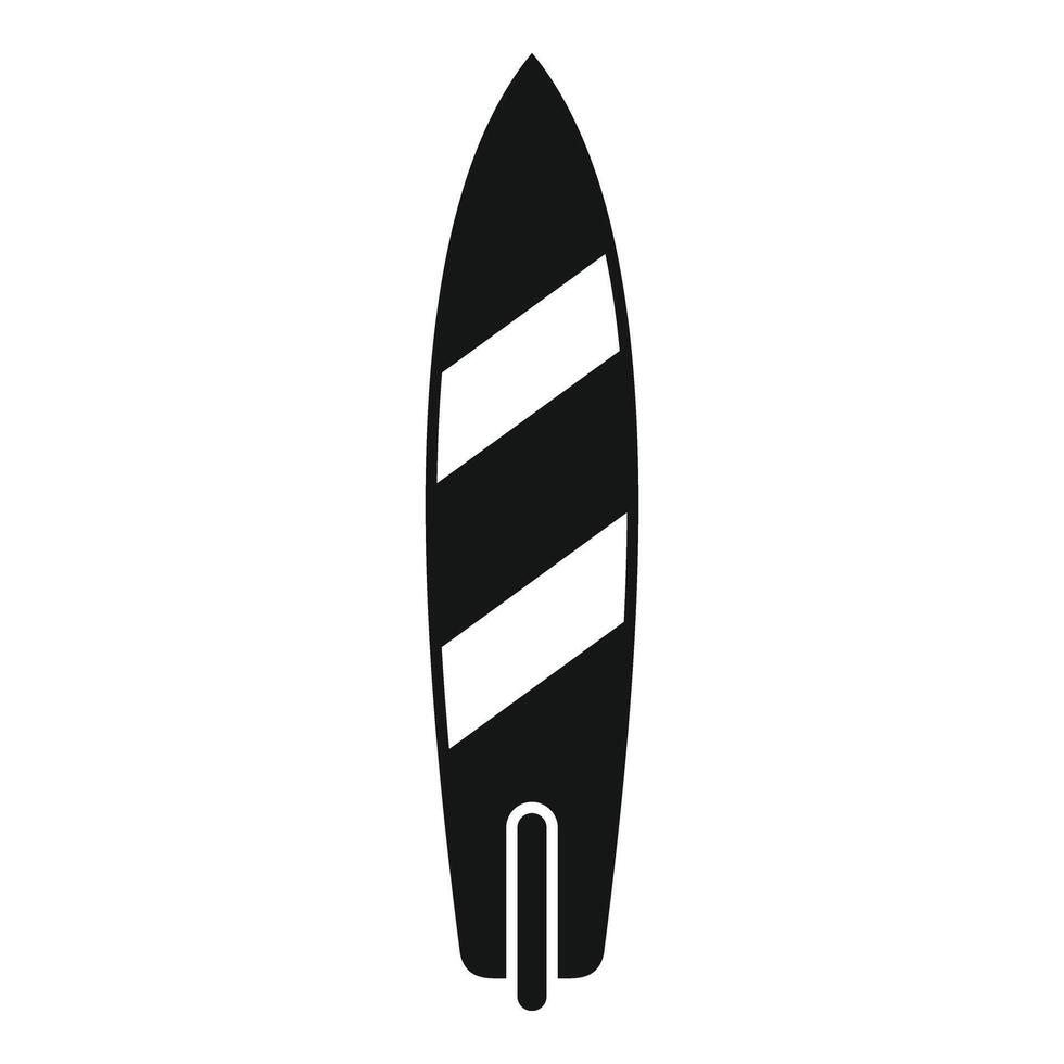plage planche de surf icône Facile vecteur. gens protection vecteur