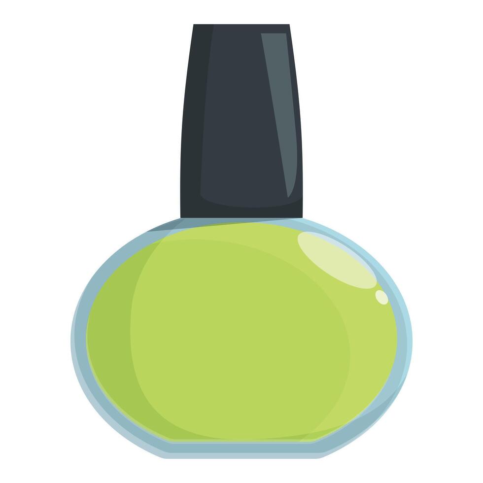 clou gel bouteille icône dessin animé vecteur. vert Couleur mode vecteur