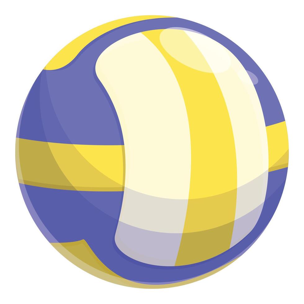 volley-ball Balle icône dessin animé vecteur. plage sport vecteur