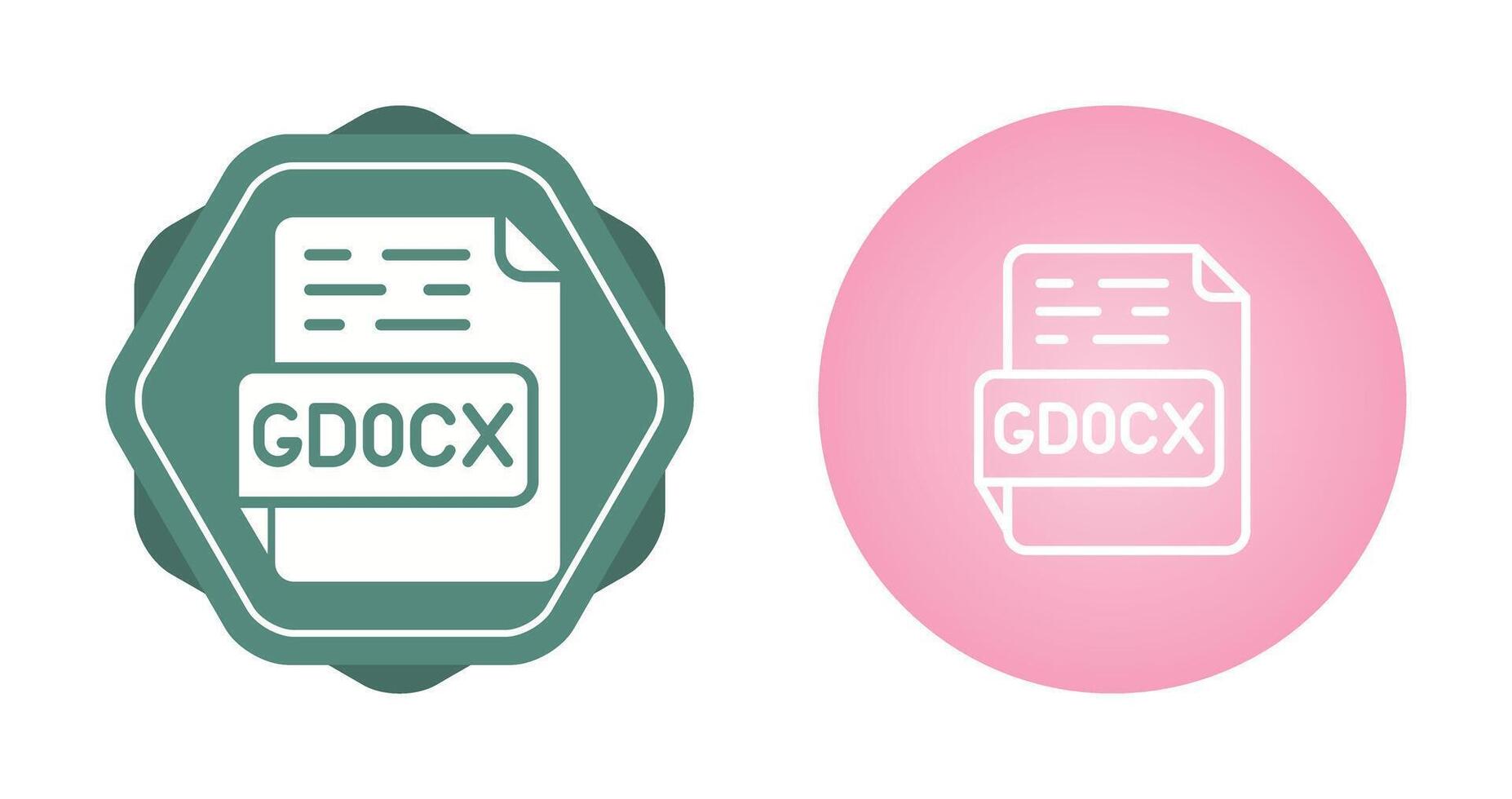 gdocx vecteur icône