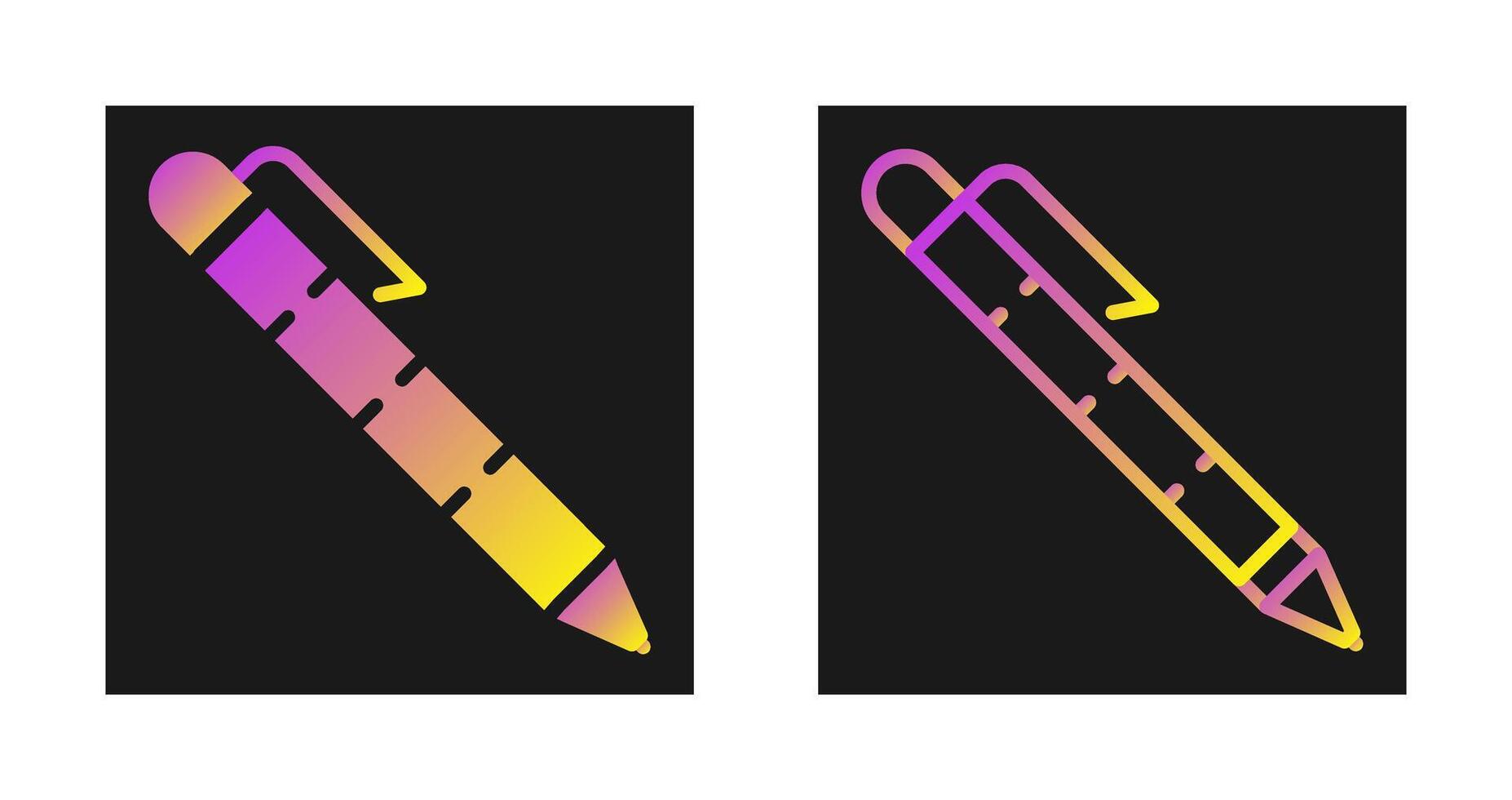 icône de vecteur de stylo