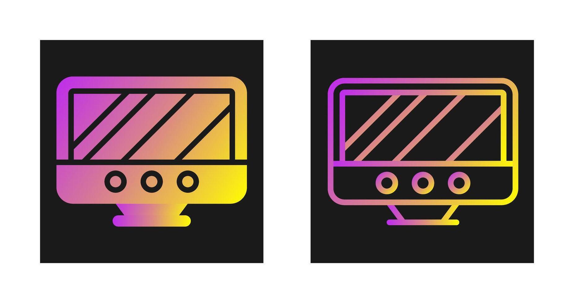 icône de vecteur de moniteur