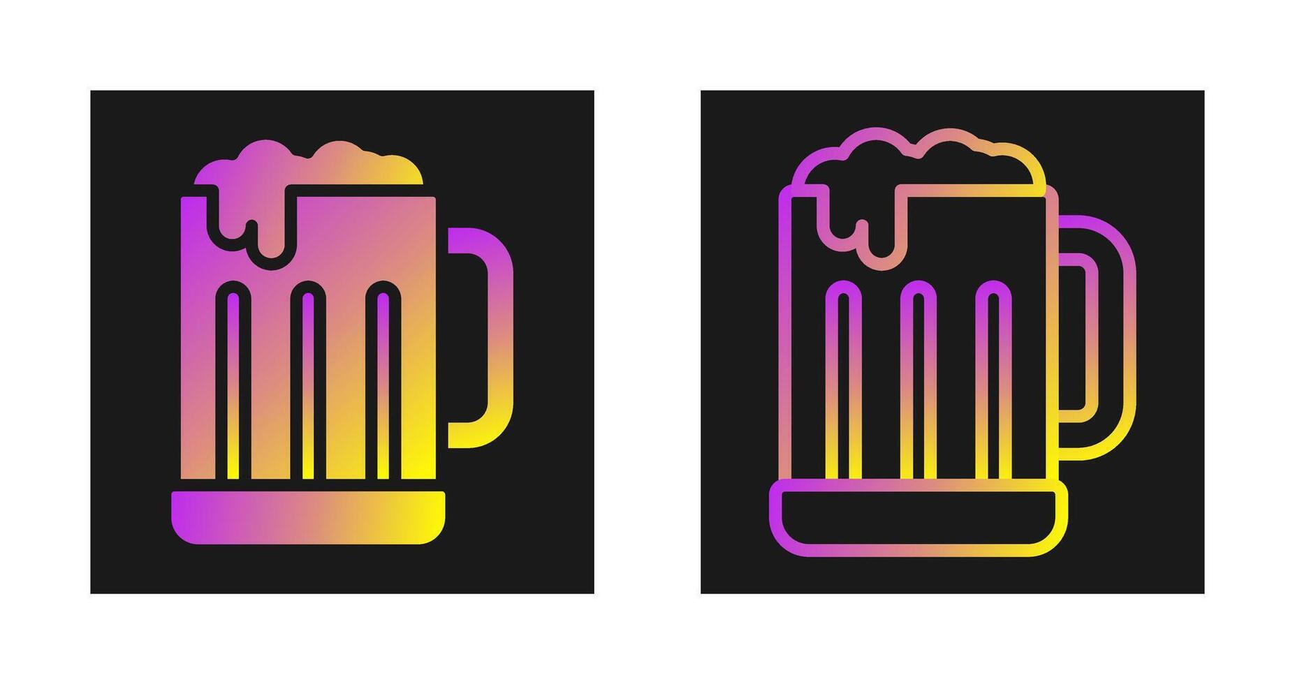icône de vecteur de bière