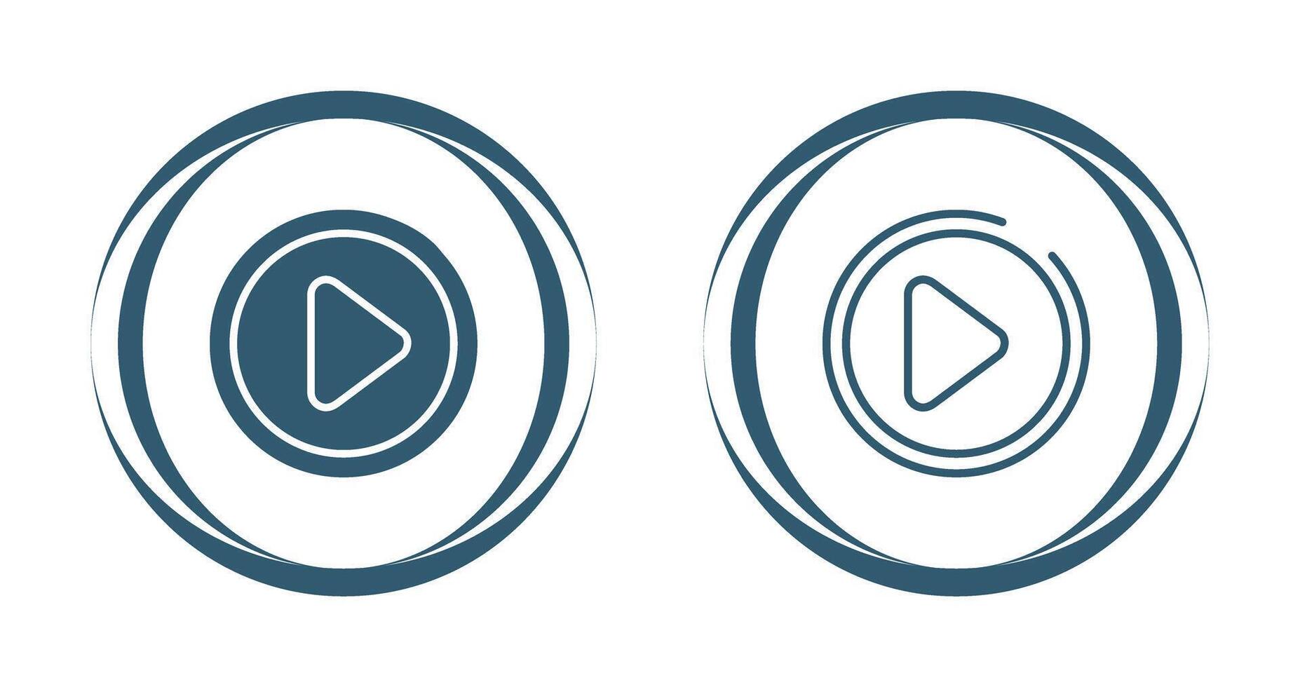 icône de vecteur de bouton de lecture