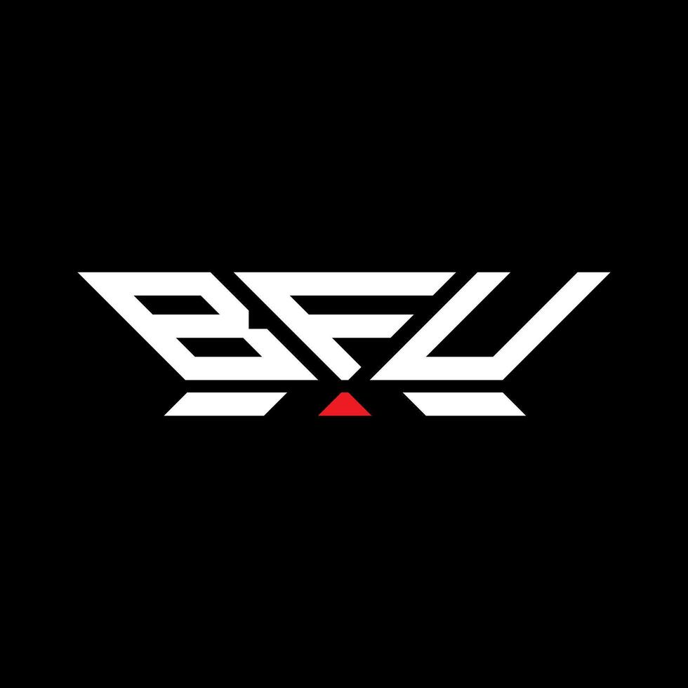 bfu lettre logo vecteur conception, bfu Facile et moderne logo. bfu luxueux alphabet conception