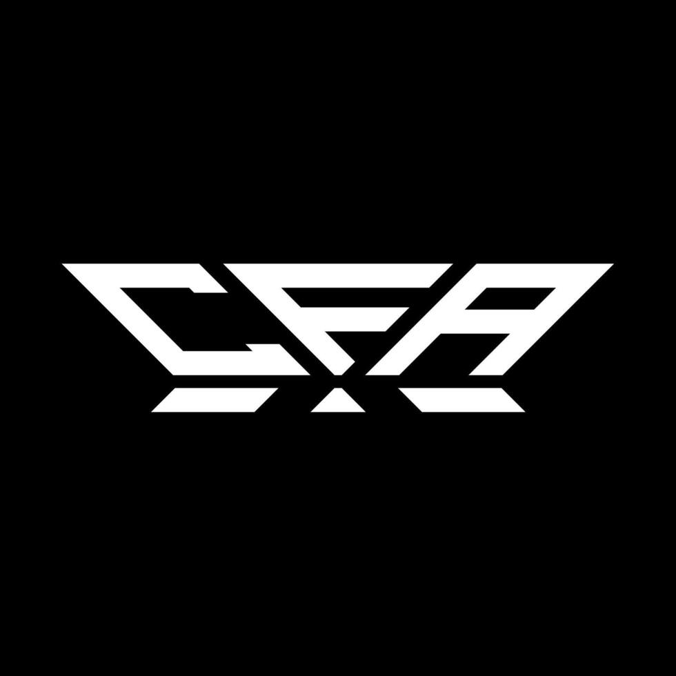 CFA lettre logo vecteur conception, CFA Facile et moderne logo. CFA luxueux alphabet conception