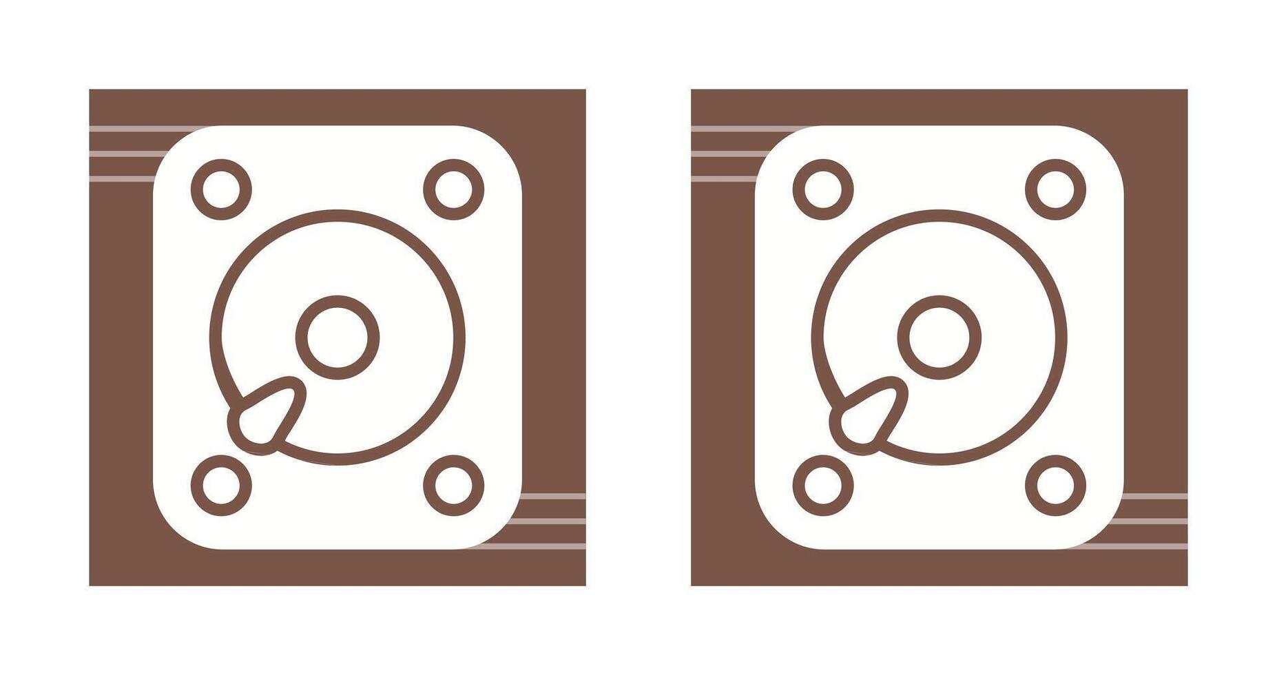 icône de vecteur de disque dur externe