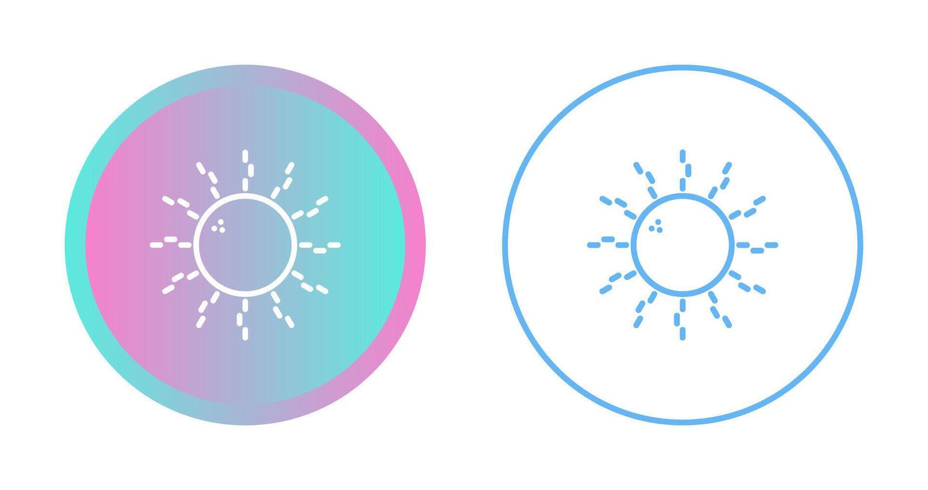 icône de vecteur de soleil