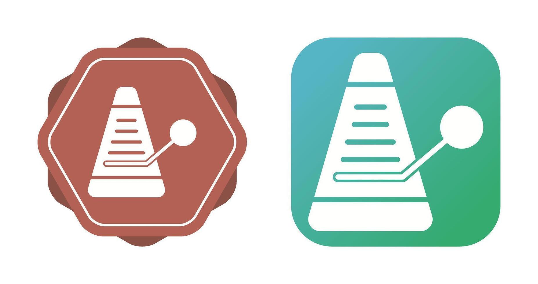 icône de vecteur de métronome