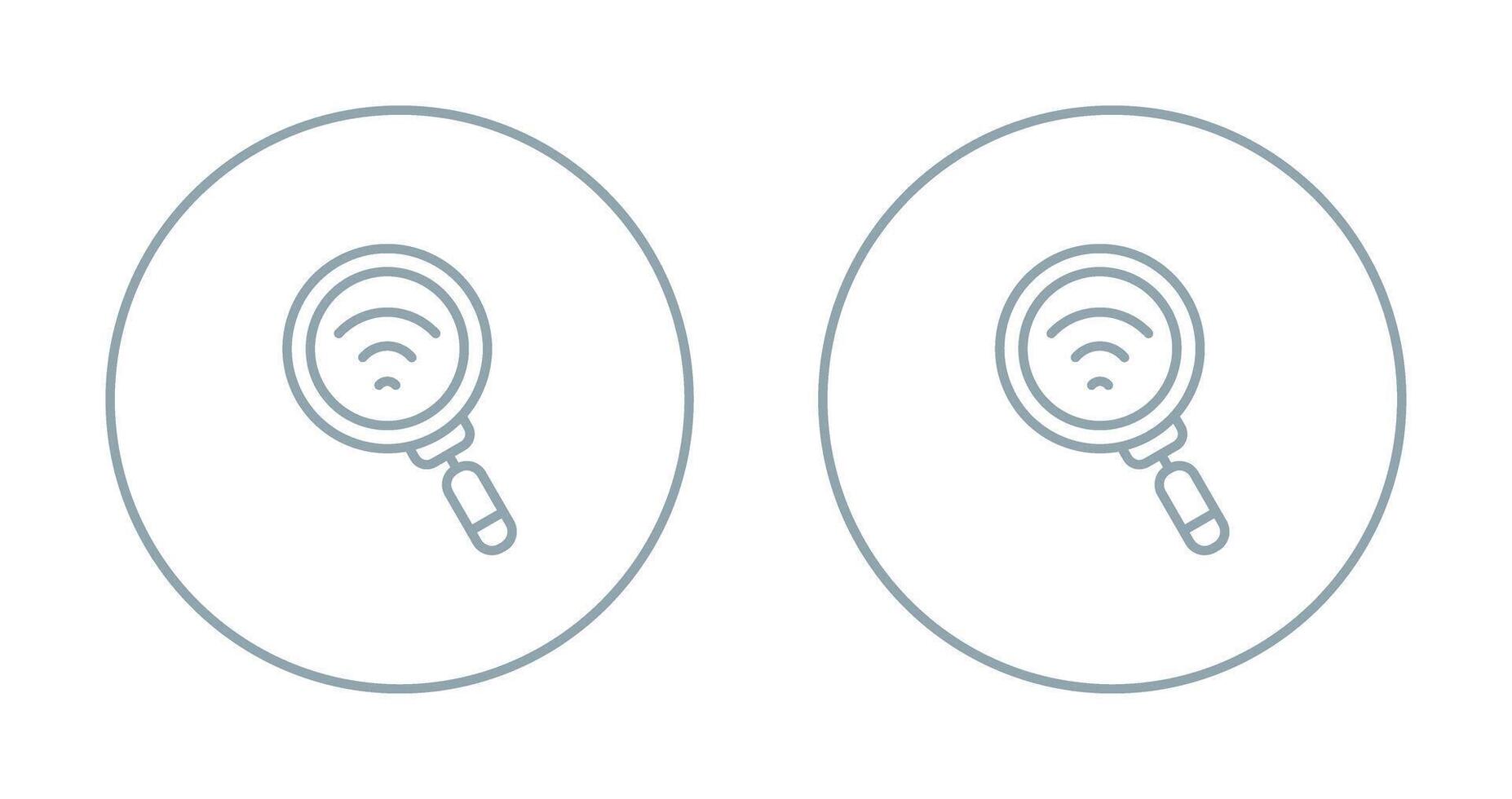 Wifi analyseur vecteur icône