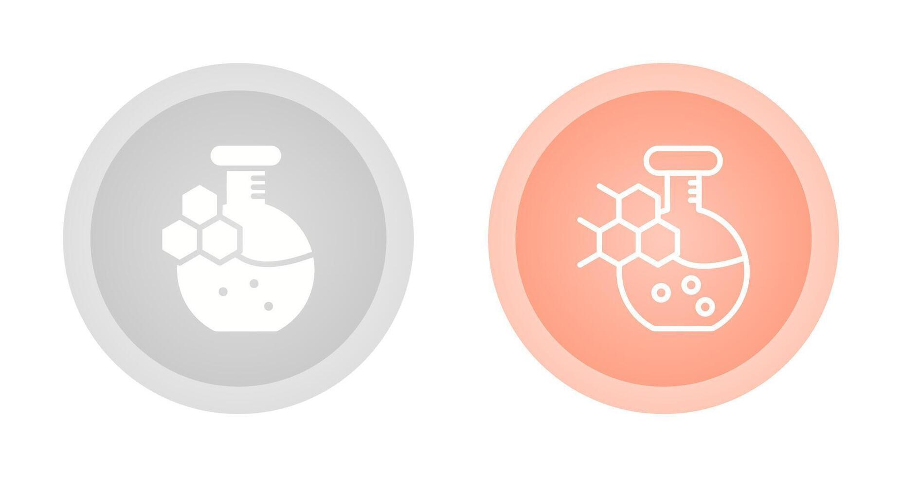 chimie ensemble vecteur icône