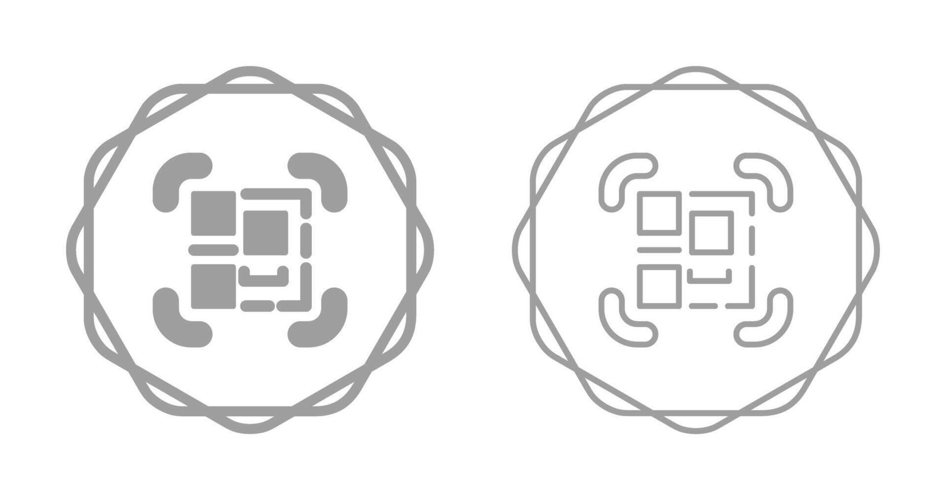 qr code scanner vecteur icône