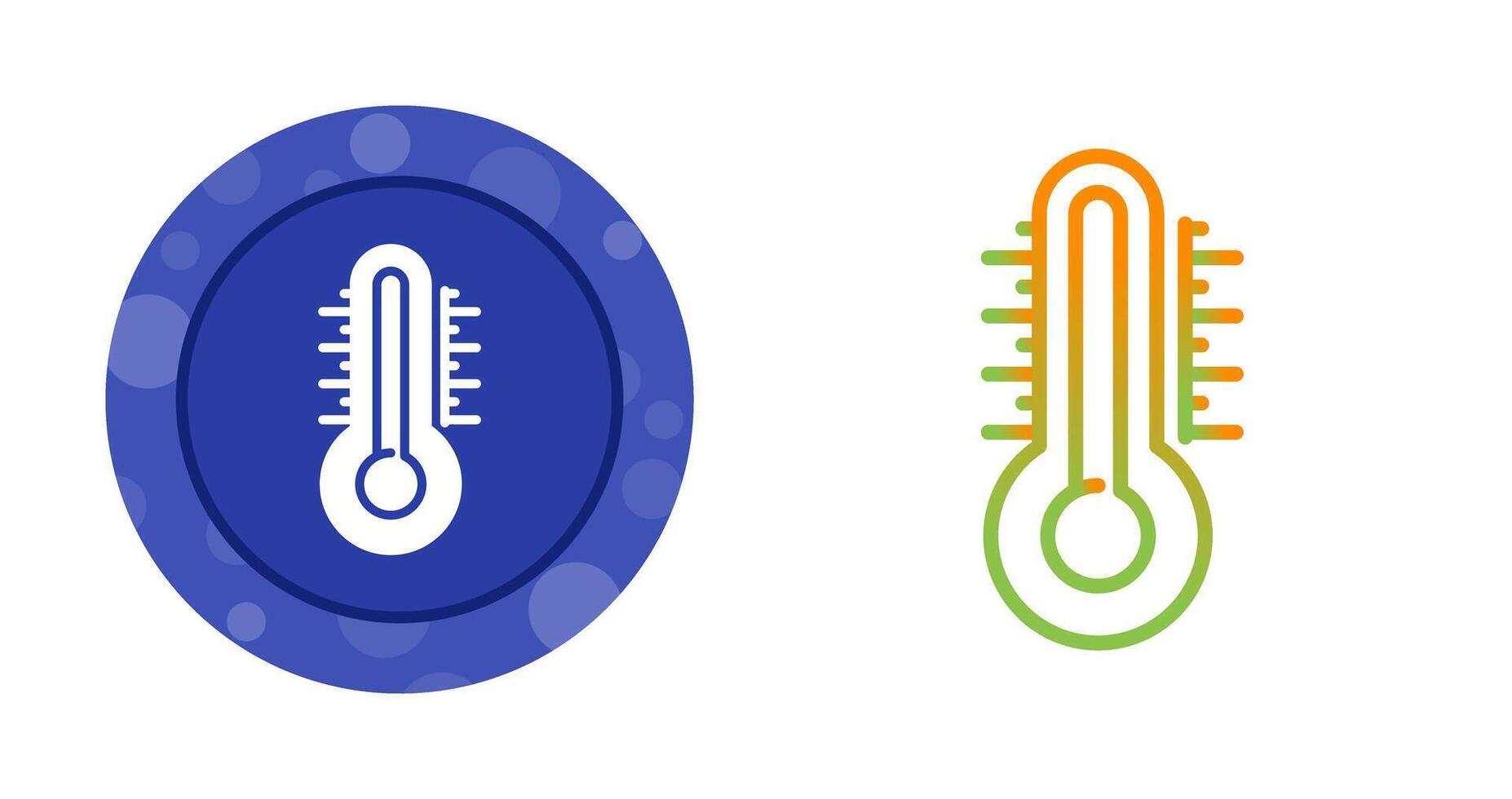 icône de vecteur de thermomètre