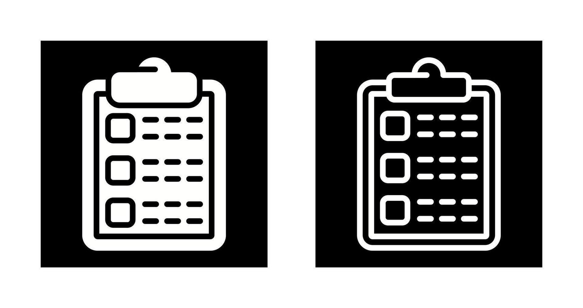 presse-papiers avec presse-papiers vecteur icône