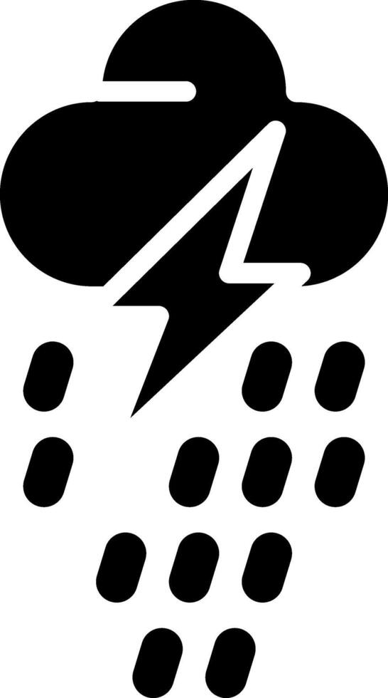 icône de vecteur de tempête