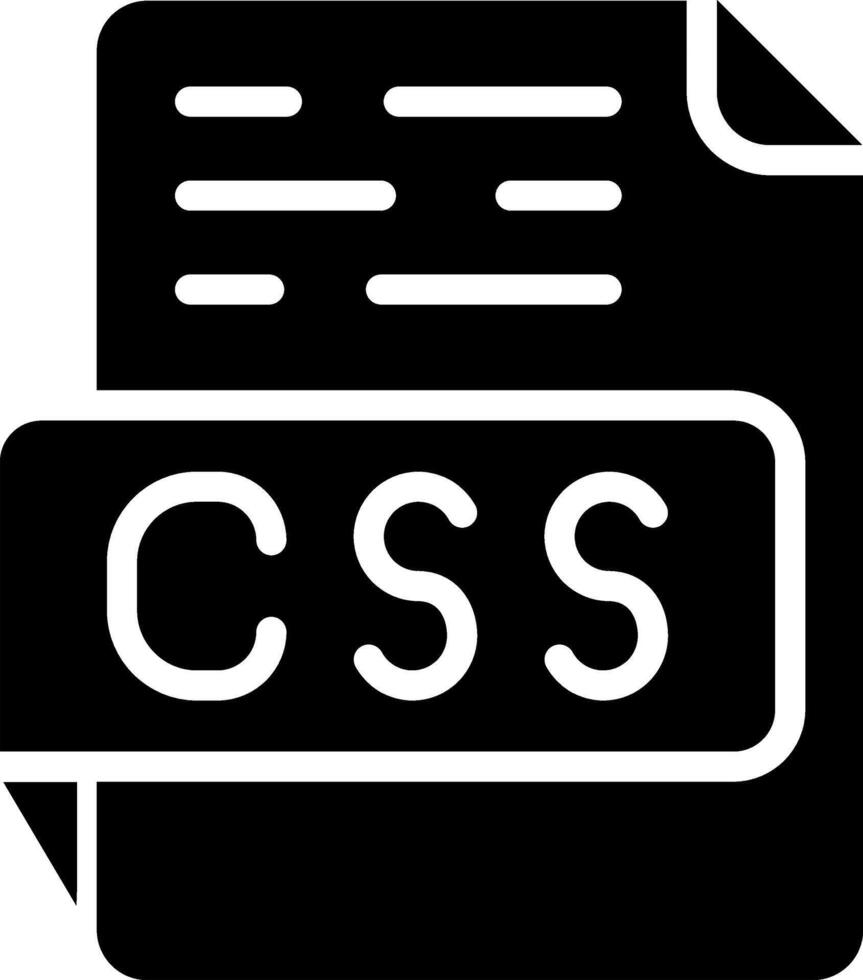 icône de vecteur css