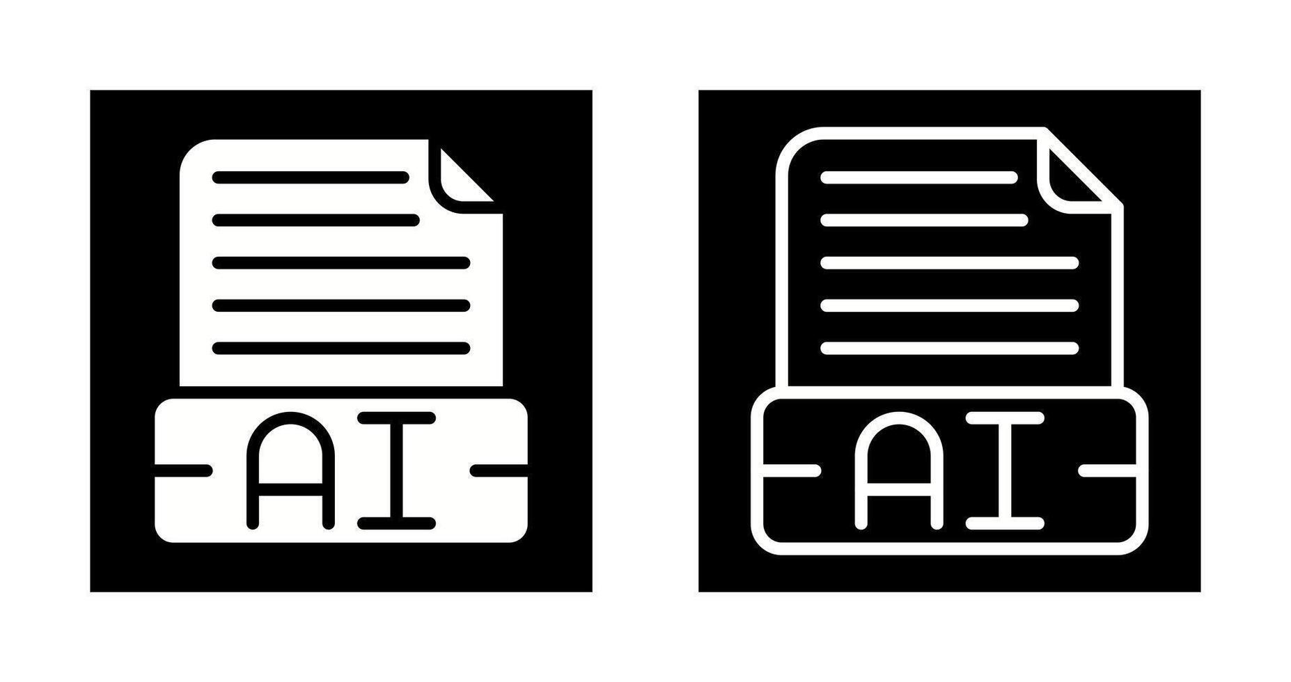 document format vecteur icône