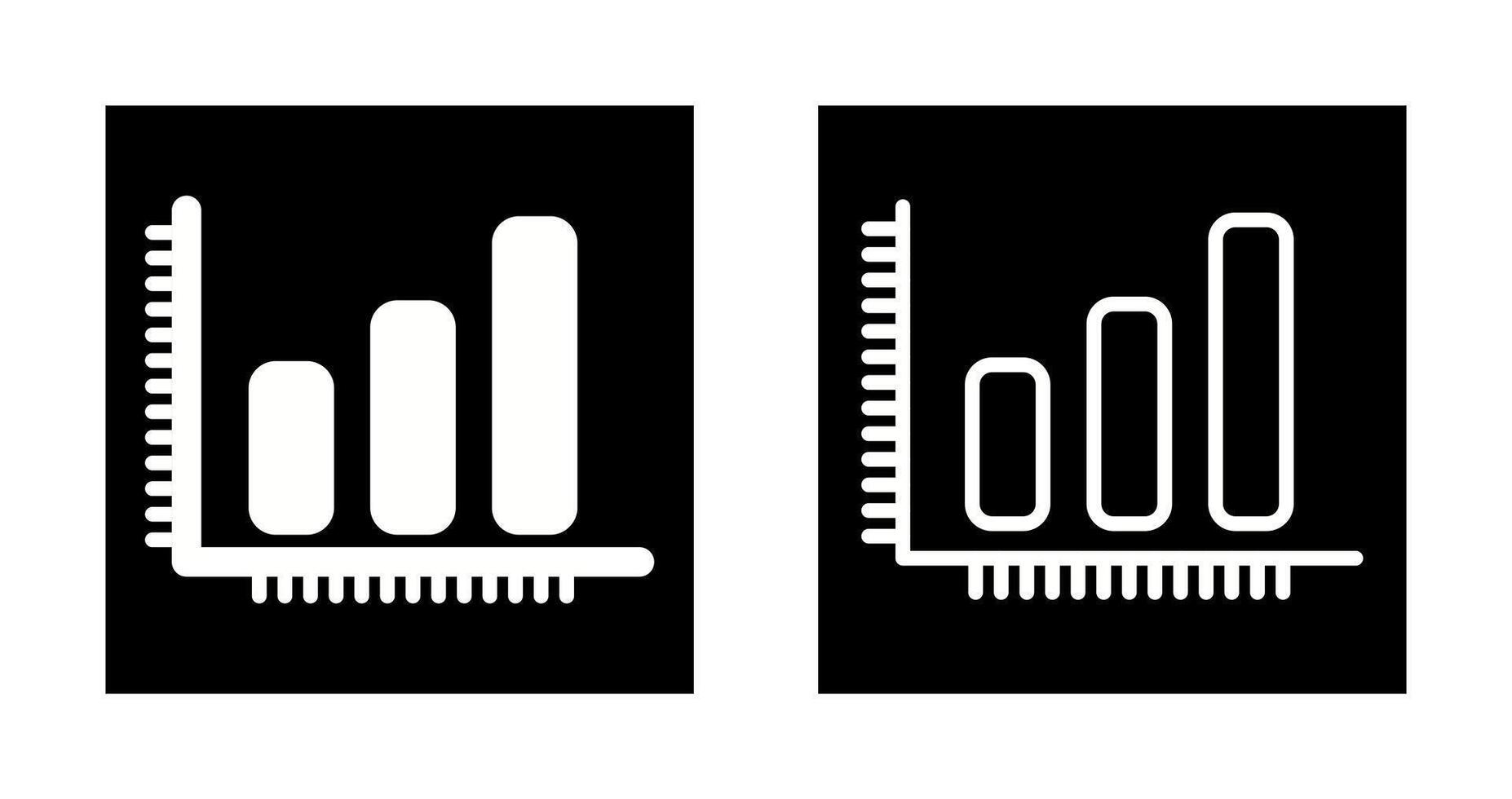 icône de vecteur de graphique à barres